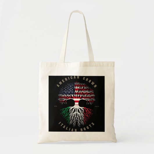 American Groots Italia Roots Italien Flagge Pullov Tragetasche (Vorne)