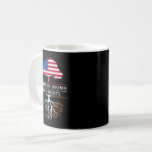 American Groots with Irish Roots - Irland Kaffeetasse (Vorderseite Links)