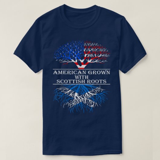American Groove with Scottish Roots Tshirt (Design vorne)