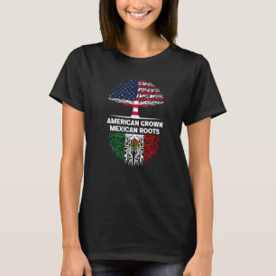 American Grove Mexican Roots USA Mexiko Herkunft T-Shirt
