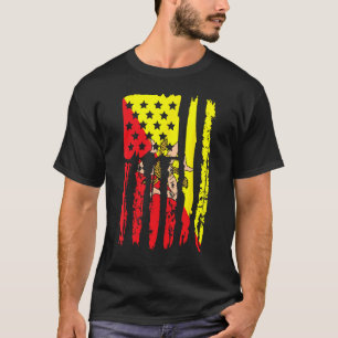 American Grove with Sicilian Roots Sizilien Malta  T-Shirt