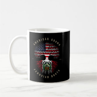 American Grow Peruvian Roots Peru Flag Kaffeetasse