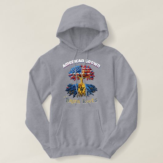 American Grown - Bajan Roots Hoodie (Design vorne)