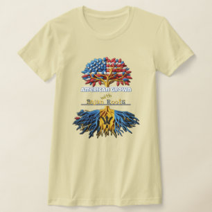American Grown - Bajan Roots Womens T - Shirt