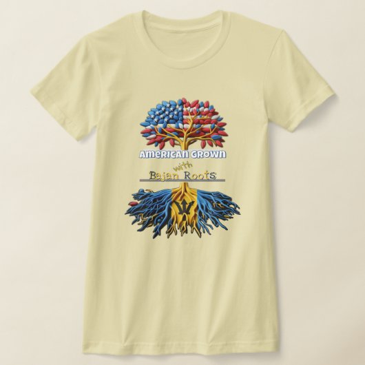 American Grown - Bajan Roots Womens T - Shirt (Ablage )