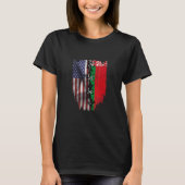American Grown Belarusian Roots USA Belarus Flag T-Shirt (Vorderseite)