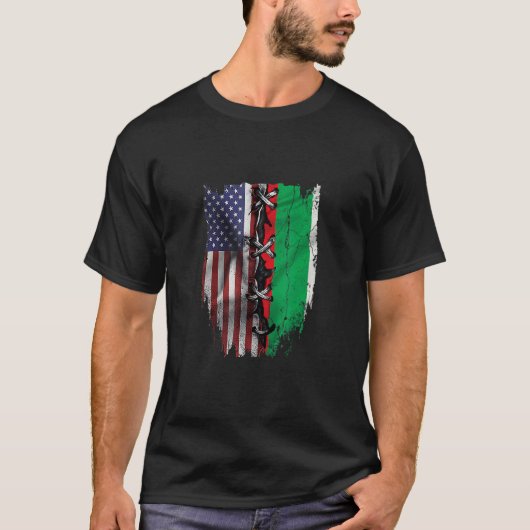 American Grown Bulgarian Roots USA Bulgaria Flag T-Shirt (Vorderseite)