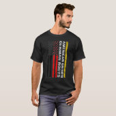 American Grown German Roots Deutschland T-Shirt (Vorne ganz)