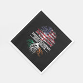 American Grown Irish Roots Flag Ireland ST. PATRIC Serviette (Ecke)