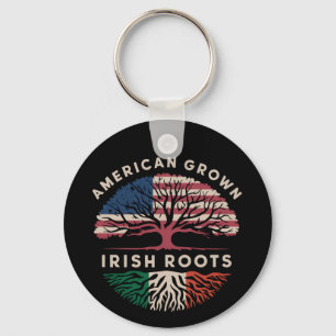 American Grown Irish Roots St Patrick's Day Schlüsselanhänger