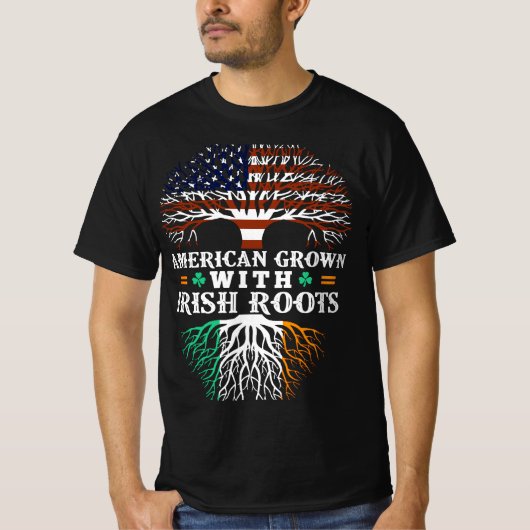American Grown Irish Roots T-Shirt (Vorderseite)