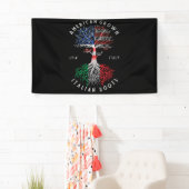 American Grown Italian Roots Italy Flag National Banner (Insitu)