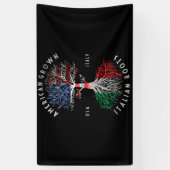 American Grown Italian Roots Italy Flag National Banner (Vertikal)