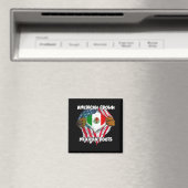 American Grown Mexican Roots Mexico Country Lover Magnet (In Situ (Geschirrspüler))