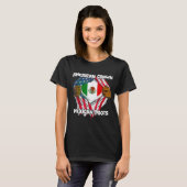 American Grown Mexican Roots Mexico Country Lover  T-Shirt (Vorne ganz)