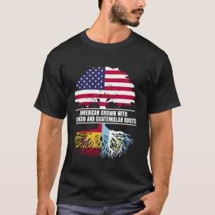 American Grown mit Flaggenerbe Spanisches Guatemal T-Shirt