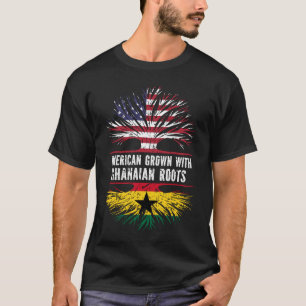 American Grown mit Ghanaian Roots USA Flag T-Shirt