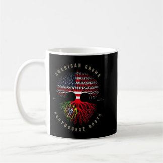 American Grown Portuguese Roots Portugal Flag Kaffeetasse