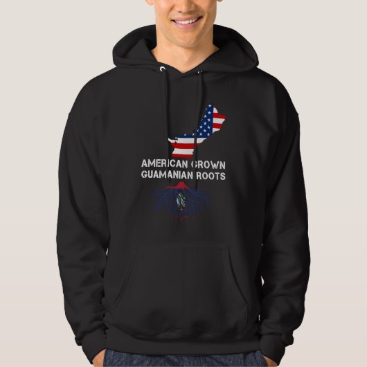 American Grown Root Guam Chamorro Hoodie (Vorderseite)