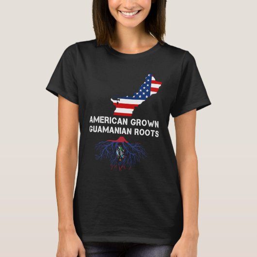 American Grown Root Guam Chamorro T-Shirt (Vorderseite)