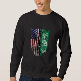 American Grown Saudi Arabian Roots USA Saudi Arabi Sweatshirt
