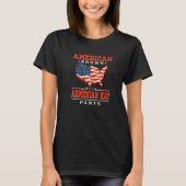 American Grown with Armenian Hay Parts Patriotic P T-Shirt (Vorderseite)