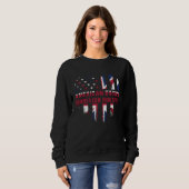 American Grown with British Roots United Kingdom L Sweatshirt (Vorne ganz)