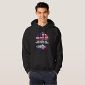 American Grown with Flag Heritage Honduran Filipin Hoodie (Vorne ganz)