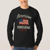 American Grown with Honduran Parts Patriotic Natio T-Shirt (Vorderseite)