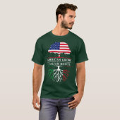American Grown with Italian Roots  Italy Premium T-Shirt (Vorne ganz)