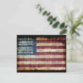 American Grunge Postkarte (Stehend Vorderseite)