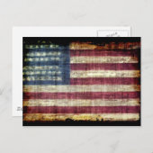 American Grunge Postkarte (Vorne/Hinten)