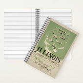 American Guide Series Volume on Illinois. Notizblock (Innen)