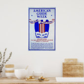 American Guide Week WPA Writer Poster (Küche)