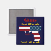 American Gun Magnet (Vorderseite/Rückseite)