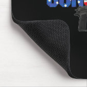 American Gunsmith Patriot Usa Flag Retro Style Gun Mousepad (Ecke)