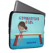American Gymnastics Girl Niedlich Custom Laptopschutzhülle (Vorne Rechts)
