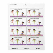 American Gymnastics Water Bottle Label (Vorne)