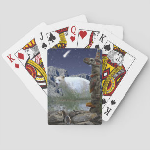 American Haida Totem Pole Card Deck Spielkarten