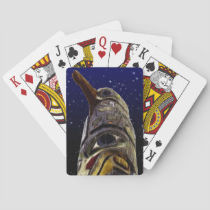 American Haida Totem Pole Card Deck Spielkarten