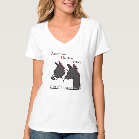 American Hairless Terrier Club of America Shirt (Vorderseite)
