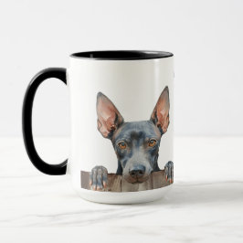 American Hairless Terrier Dog Tasse
