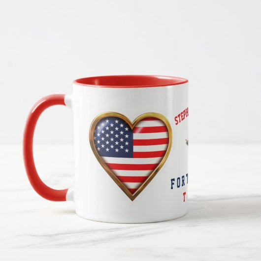 American Heart Coffee Tasse (Links)