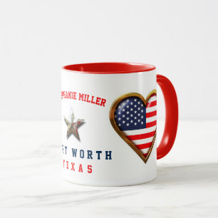 American Heart Coffee Tasse