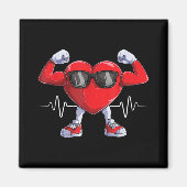 American Heart Disease Awareness Heart Month Heart Magnet (Vorne)