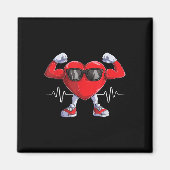 American Heart Disease Awareness Heart Month Heart Magnet (Vorne)