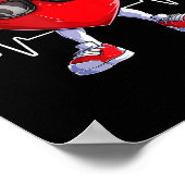 American Heart Disease Awareness Heart Month Heart Poster (Ecke)