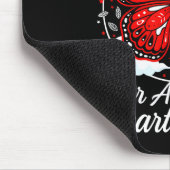 American Heart Disease Awareness Month Ribbon Red Mousepad (Ecke)