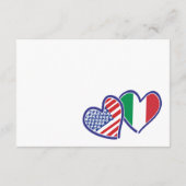 American Heart Flags Begleitkarte (Rückseite)