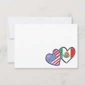 American Heart Flags RSVP Karte (Rückseite)